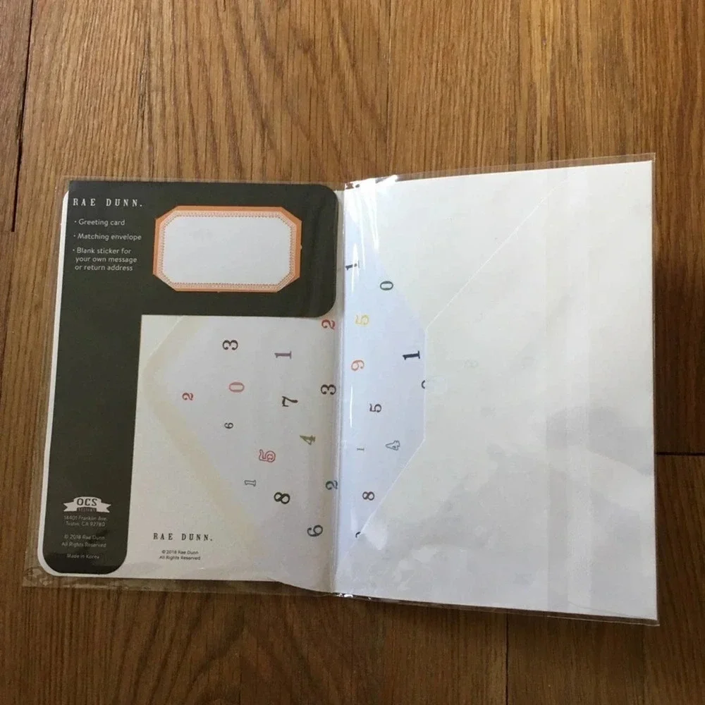 Rae Dunn “Let’s Celebrate” Greeting Card